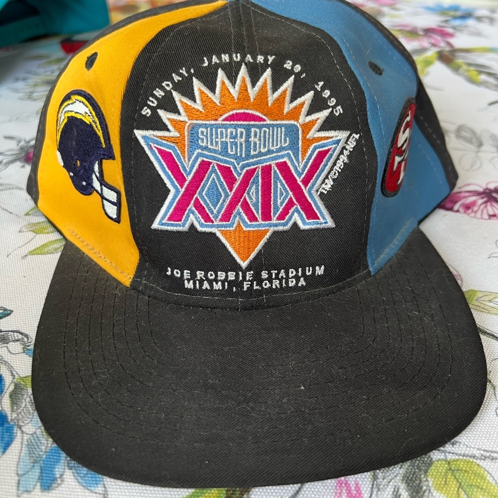 Vintage 1995 Super Bowl XXIX NFL Snapback